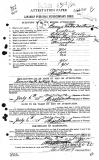  	 BERNARD WALTER NORTH COOKE (attestation paper)