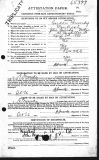 GORDON TRAFFORD GRUNDY (attestation paper)