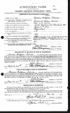  	 ANDREW BALFOUR IRVINE (attestation paper)