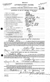  	 ARTHUR ROY (attestation paper)