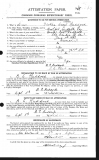  	  	BERTRAM CECIL RUDDOCK (attestation paper)