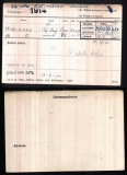  	 FRANCIS JOHN HIRONS (medal card)