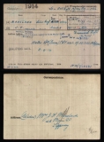  	 JAMES FRANCIS MARSLAND (medal card)