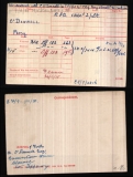 PERCY O'DONNELL (medal card)