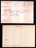  	 TIMOTHY HICKIE (medal card)