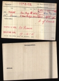  	 JAMES JOSEPH TUOHY (medal card)