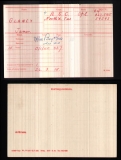  	 JAMES GLANCY (medal card)