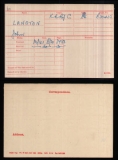  	 JOHN LANGTON (medal card)