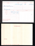  	 EDWARD WILLIAM BOXALL (medal card)