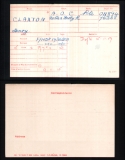  	 HENRY CLAXTON (medal card)