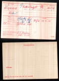  HIGHAM ROBERT (medal card)