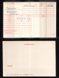 JACKSON ARCHIBALD FREDERICK (medal card)