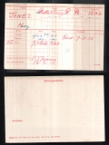 HARRY JONES (medal card)