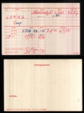 GEORGE WILLIAM LOMAS (medal card)