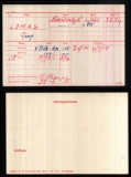 GEORGE WILLIAM LOMAS (medal card)