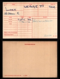  	 WILLIAM EDWIN LOWE (medal card)