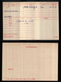 WALTER MACKFALL (medal card)