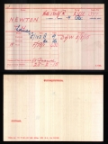  	 THOMAS HENRY NEWTON (medal card)