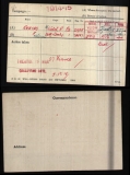  	 FREDERICK REEVES (medal card)