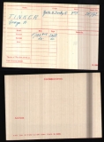  	 GEORGE HENRY TINKER (medal card)