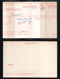 DARROCH ROBERT(medal card) 