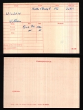 WILSON WILLIAM (medal card)