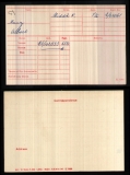  	 ALBERT MUNZ (medal card)