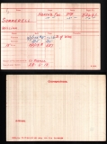  	 WILLIAM SUMMERELL (medal card)