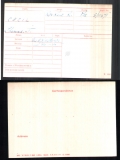  	 THOMAS JAMES CECIL (medal card)