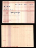 WEBB FREDERICK SAMUEL (medal card)