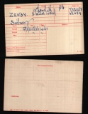  	 SIDNEY ZENSZ (medal card)