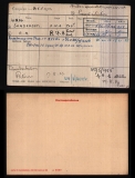 RONALD HARCOURT SANDERSON (medal card)