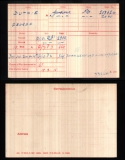 DUTHIE GEORGE STRACHAN(medal card)