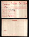 EDWARD DAVID(medal card) 