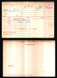  	 JAMES LEWIS BAILEY (medal card)