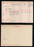 LAW GEORGE(medal card)