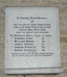 STAVELEY EDMUND (memorial Hardraw church)