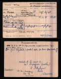 ROSE HUGH ALEXANDER LESLIE (medal card)