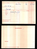  	 GEORGE AYRE (medal card)