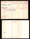  	 BARNETT BAYLISS (medal card)