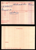 LEGGATT ERNEST ALBERT (medal card)