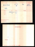 BAMBER THOMAS (medal card)