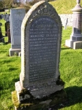 BARBOUR GAVIN (family grave memorial)