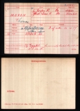 MOXON THOMAS (medal card)