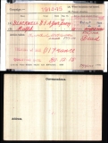 BLACKWELL RALPH (medal card)