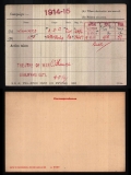 WILLIAMS WILLIAM EDGAR (medal card)