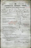 HEWKLEY FRANCIS PAGET (attestation paper)