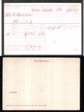 McCALLUM ARCHIBALD(medal card) 