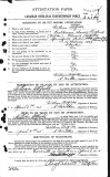 ATTFIELD WILLIAM (attestation paper)