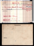 FELLOWS FREDERICK (medal card)